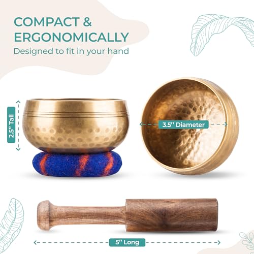 Ohm Store FLAGSHIP-BOWL Tibetan Singing Bowl Set — Meditation Sound Bowl Handcrafted In Nepal thumb #4