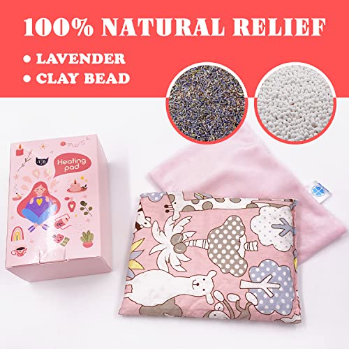 Heating Pad Microwavable, Pain Relief Heating Pack, Natural Hot Therapy for Muscle Pain, Joints, Cranps, Neck and Shoulders, Fill up The Heat Storage Clay Sphere - Image 3