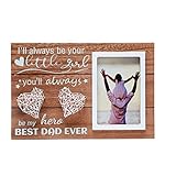 SHYi Dad Picture Frame from Daughter for Father in Law and Stepfather -Dad Gift for Fathers Day, Birthday and Christmas -Best Dad Gifts from Daughter - Gifts For Dad From Daughter 4x6 Inch