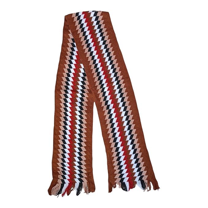 Winter Wear Woolen Muffler/Scarf for Men & Women | Soft & Warm Unisex Neck Wrap | Stylish Winter Accessory for Cold Weather (Black/Red/Brown)-image-33