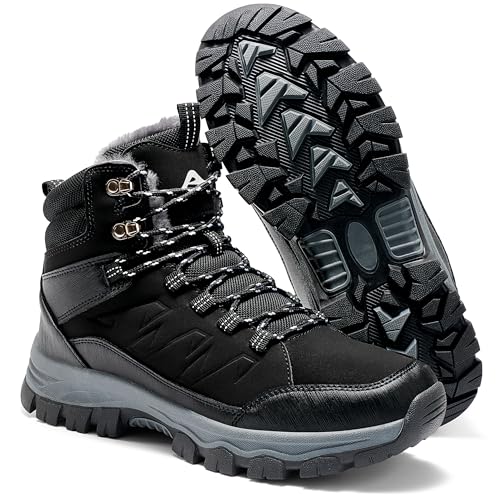Best Winter Boots for Snowmobiling: Top Picks & Features 15 Larwen Mens Snow Boots for Winter: Comfortable & Warm Lined Mens Boots for Walking - Waterproof Insulated Anti Slip Outdoor Shoes for Work