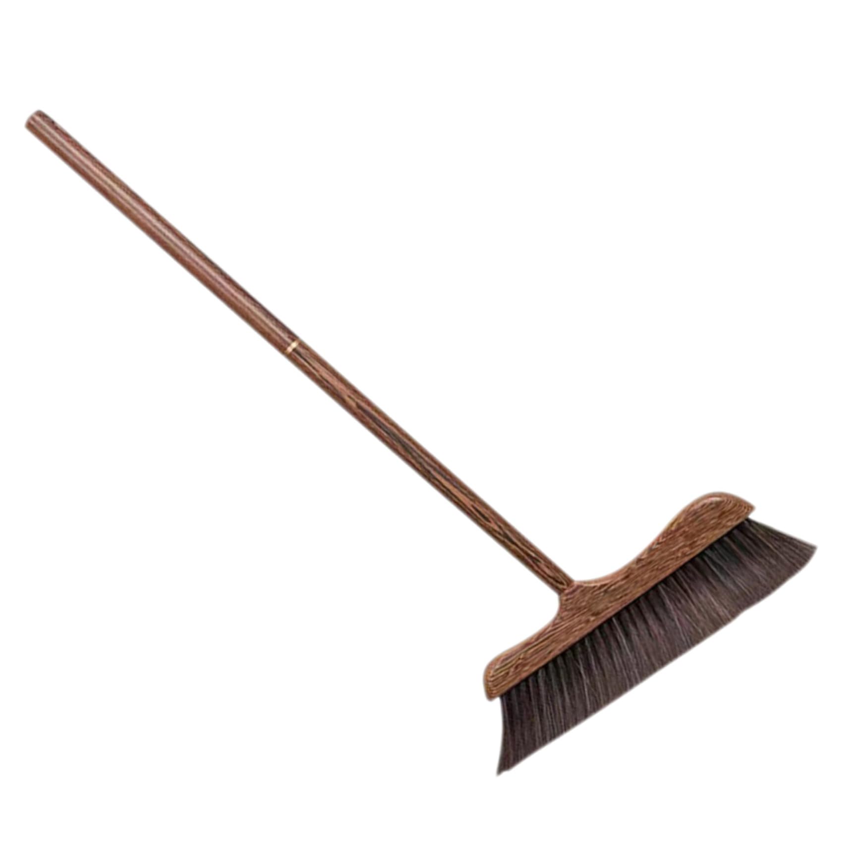 Spazzola in Legno per Pulizia del Patio Scopa Setole Rigide per Pulizia Esterna Design Ergonomico Manico