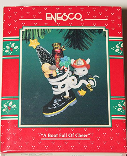 Enesco"A Boot Full Of Cheer" Ornament.