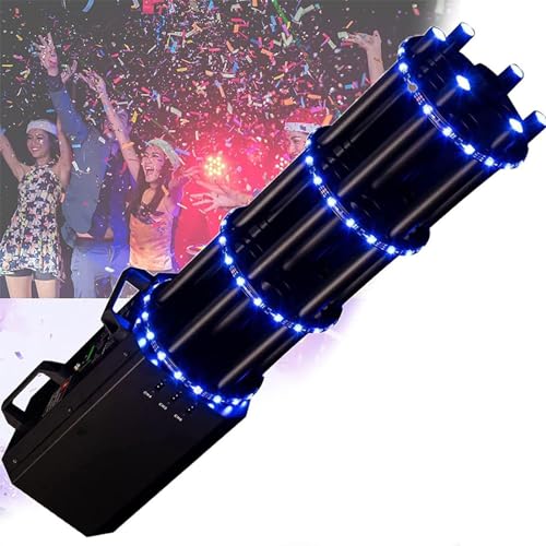 RayGenius Lanzador De Confeti Profesional, Lanzador De Confeti Profesional con Mando InaláMbrico para Conciertos, Fiestas Y Eventos Especiales