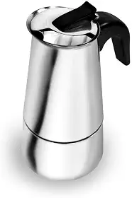 Cafeteira tipo Italiana em Inox - café espresso 6 xícaras