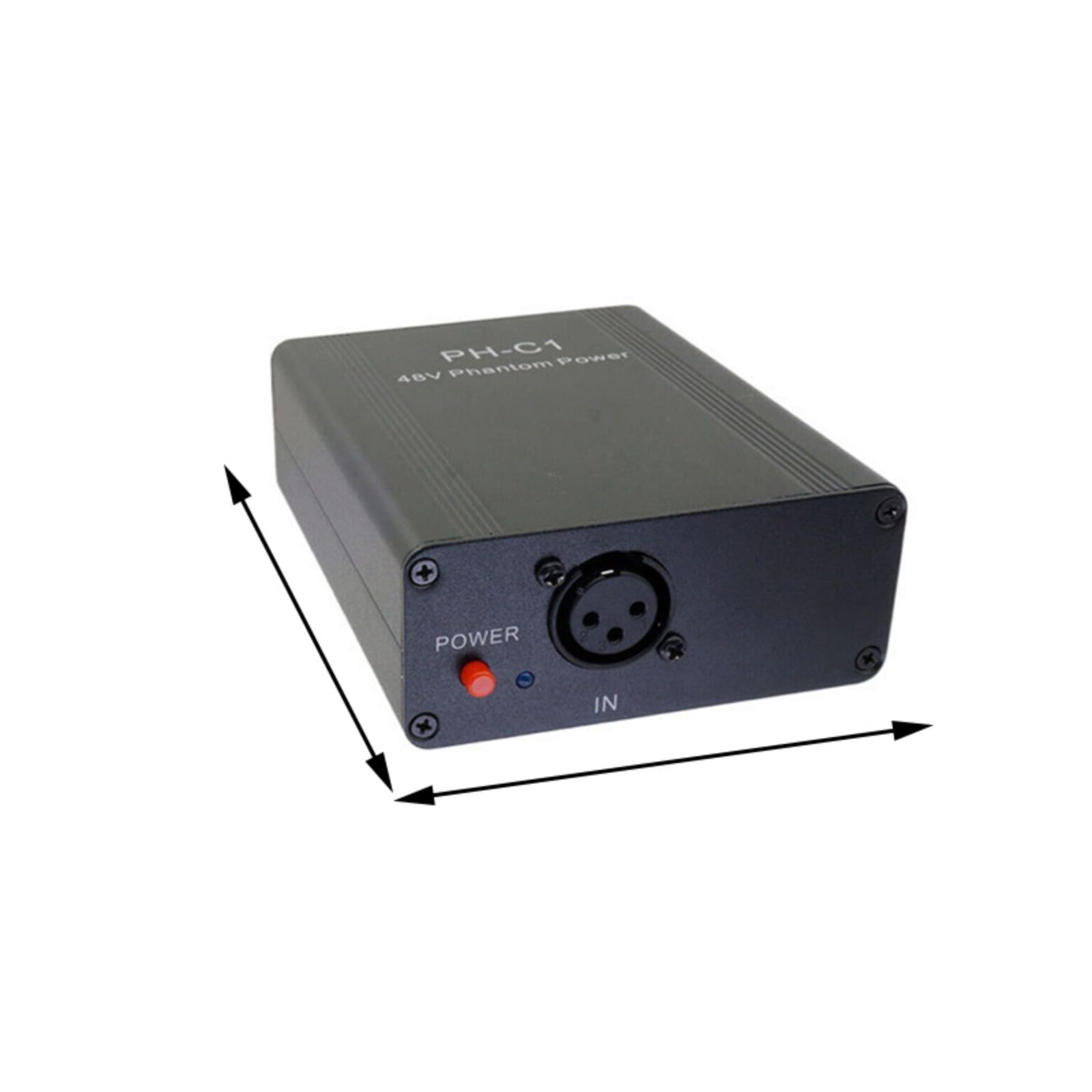 Microfoni portatili del condensatore con il potere di Phantoms 48V incorpora in batteria ricaricabile per il podcast all'aperto