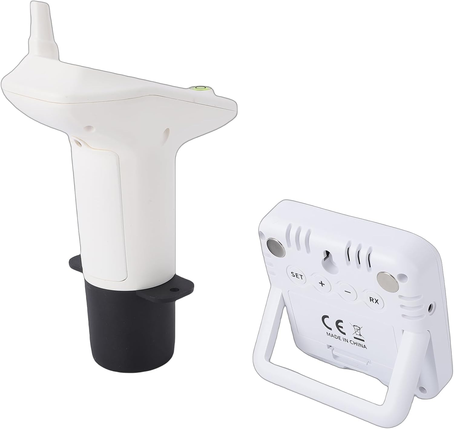 Fafeicy Wireless Water Level Sensor, Ultrasonic Liquid Level Meter with Alarm, High Low for Home and Industrial Tanks