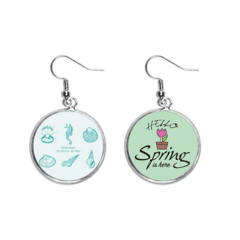 Pendientes de hipocampo azul el regalo perfecto de joyería para mujer 5