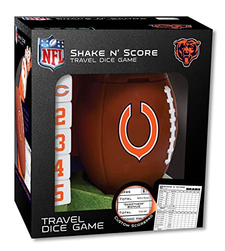 Masterpieces Officially Licensed NFL Chicago Bears Shake N' Score Dice Game for Kids and Families