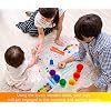 Bmag Counting Bears with Matching Sorting Cups,Pre-School Math Learning Games with 2 Dices,Color Recognition STEM Educational Toy for Toddler Bonus Tweezers, Storage Box, Activity Cards