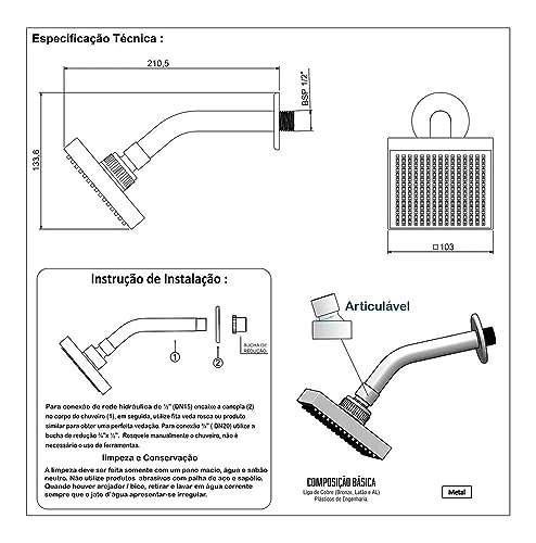 Chuveiro Ducha Flatt Preto Fosco/Black Quadrado Aquecedor