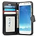 J&D Case Compatible for Moto Z2 Play Case, Wallet Stand Slim Fit Heavy Duty Shockproof Flip Cover Wallet Case for Motorola Moto Z2 Play Wallet, Not for Moto Z Play/Moto Z3 Play Black
