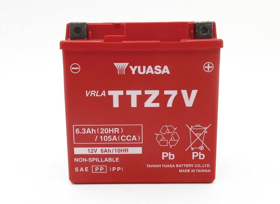Amazon | 台湾ユアサ バッテリー TTZ7V 充電済み YUASA AGM 互換 YTZ7S Amazon | 台湾ユアサ バッテリー TTZ7V 充電済み YUASA AGM 互換 YTZ7S