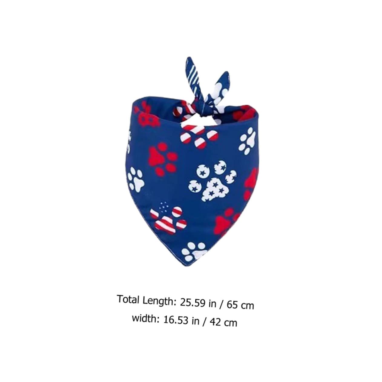 Kisangel 16pièces Bandanas Triangle pour Animaux De Compagnie Écharpes Décoratives Indépendance pour Chiens Et Confortable Et Stylé