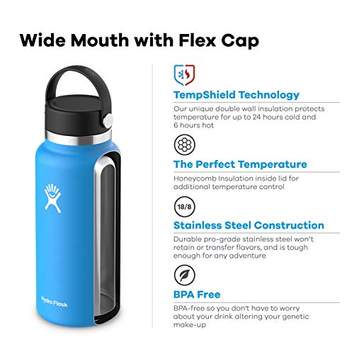 Hydro Flask Wide Mouth Water Bottle 64 oz - Image 2