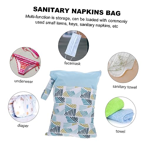 Bolsa para almacenamiento de toallas sanitarias portátil miniatura 6