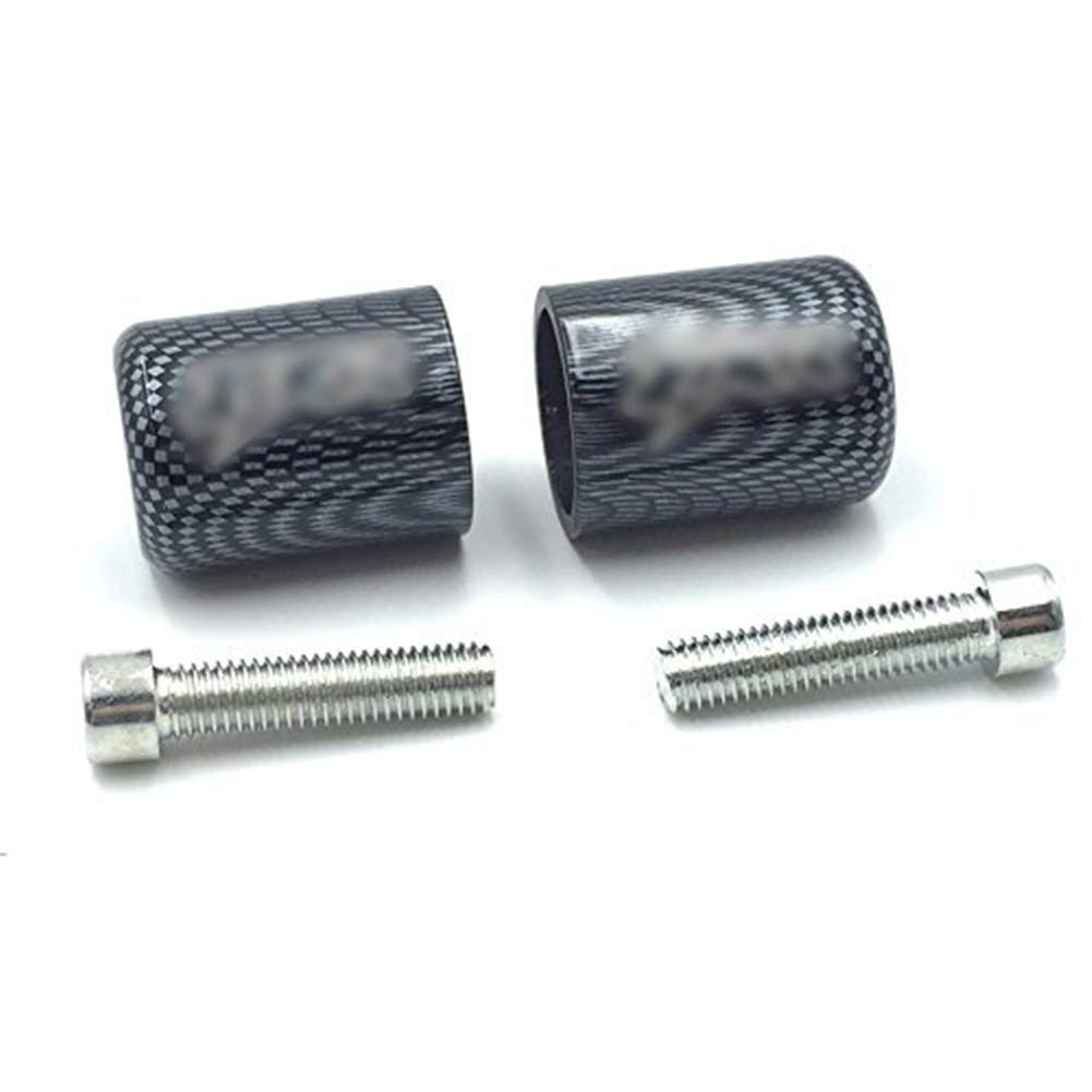 HASkulle Carbon Fiber Hand Bar Ends for Kawasaki Ninja 250 500 ZX600 ZX6 636 ZZR600 ZX6R ZX6RR 650R ZX750 ZX7 ZX7R ZX900 ZX9 ZX9R Z1000 ZX10R