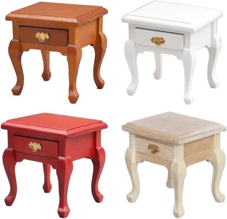 Miniatura 4 de AirAds - Casa de muñecas a escala 1:12, muebles en miniatura, asas doradas, mango de medalla para gabinete, mesa y cajones (lote 12)