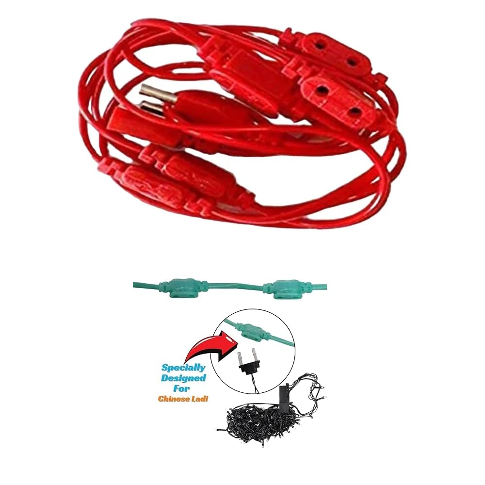 New Quality Decorative Lighting Multi Female Plug Jointer/Connector Ladi Jointer for Decorative Lights for (7+1) - Set of 2 1