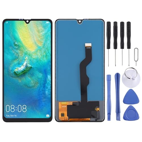 Peças sobressalentes de celular TFT LCD Screen para Huawei Mate 20 x com Montagem Full Digitizer, nã