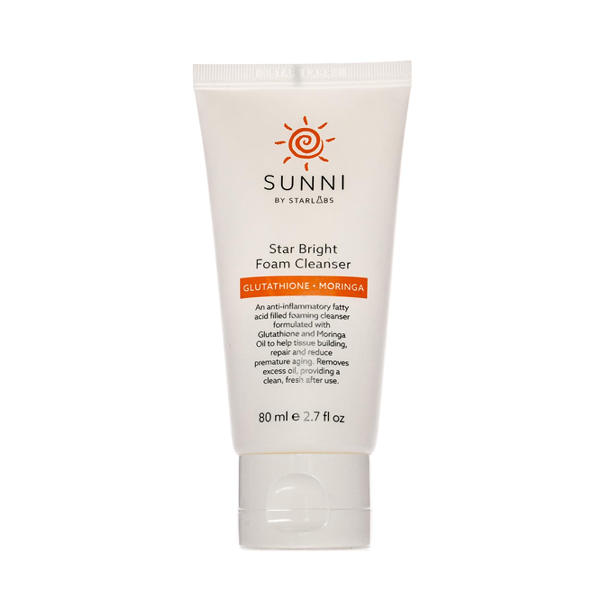 Amazon.com : Hansi Naturals Korean SUNNI Star Bright Foam Cleanser 80ml  2.7fl oz. Glutathione