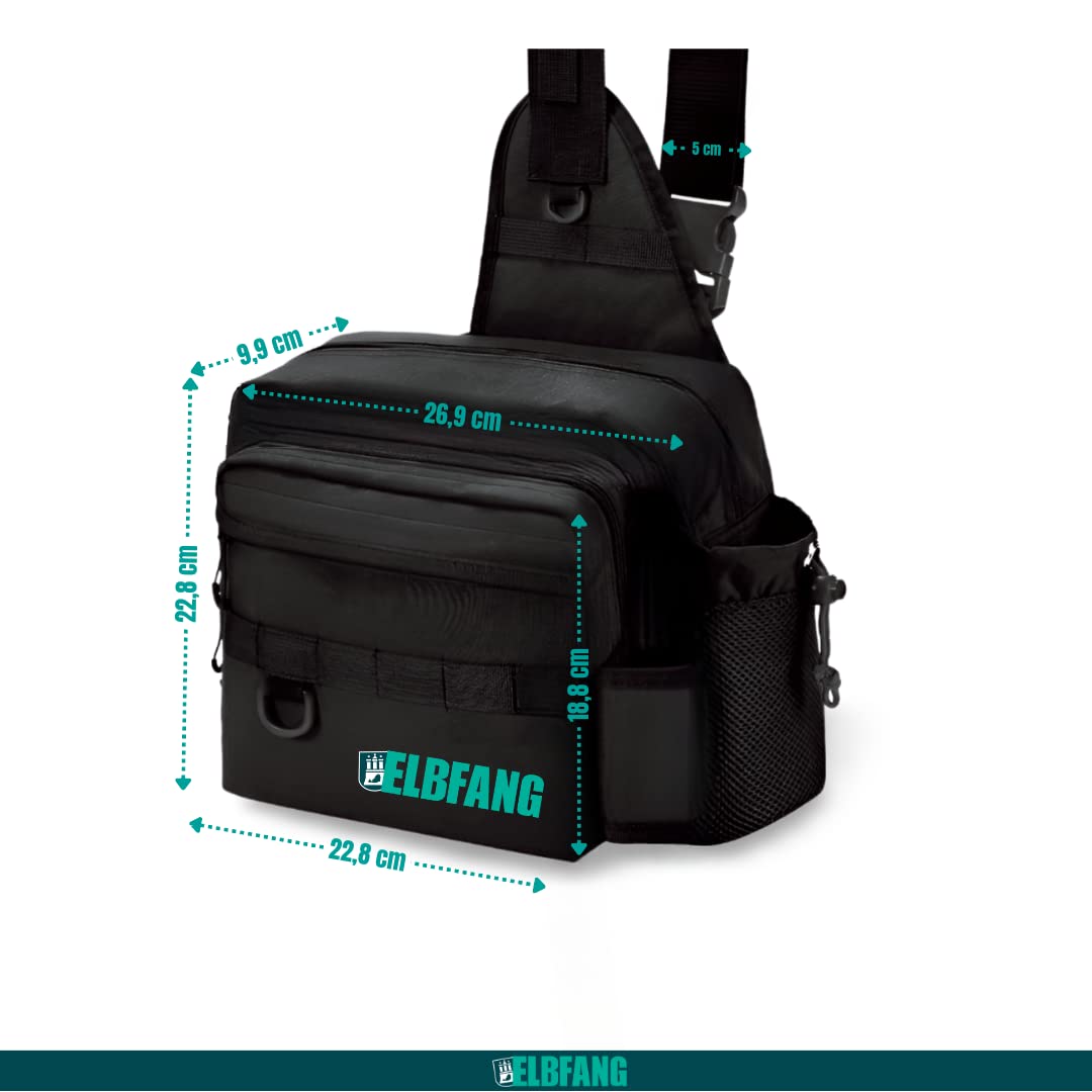 Borsa da pesca piena di scatole da pesca | completa di wobbler esche artificiali in gomma | accessori da pesca per luccio, lucioperca, pesce persico