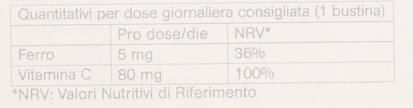 Ferrotone Integratore Alimentare a Base di Acqua Ricca di Ferro - Pacco da 28 bustine x 25 ml