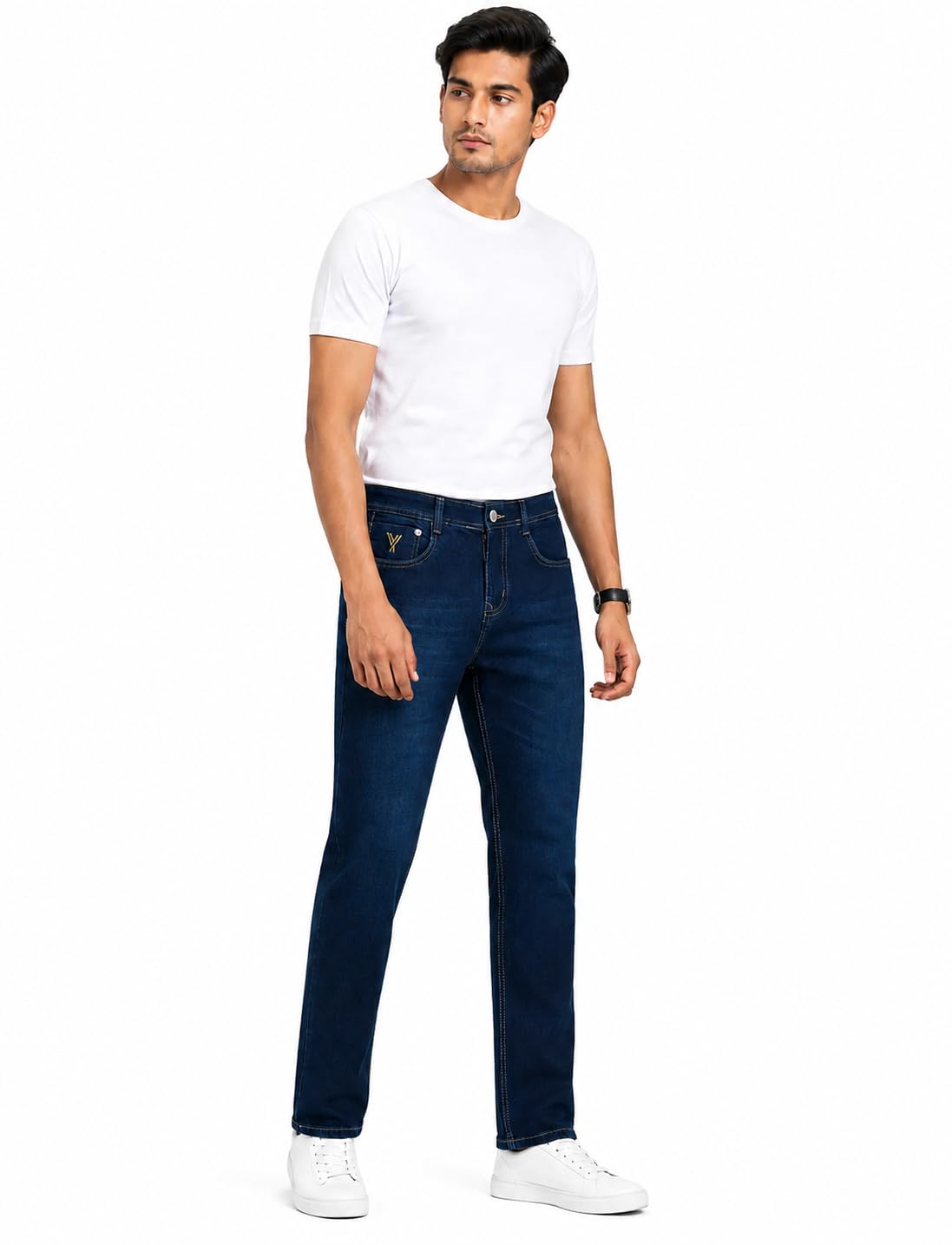 Men's Regular Fit Stretchable Denim Jeans-picture-53