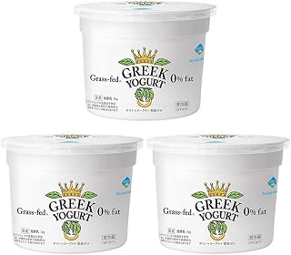 脂肪分ゼロ グラスフェッド ギリシャヨーグルト（グリークヨーグルト） [1kg×3個] アテナ ヨーグルト 水切りヨーグルト ATHENA GREEK YOGURT （冷蔵便）