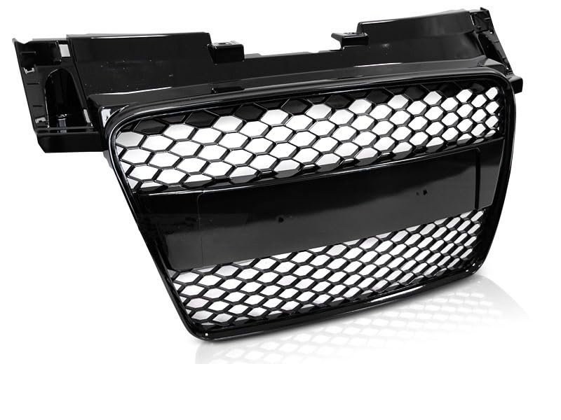 Grille avant Audi TT finition noir brillant nid d'abeille RS-3104