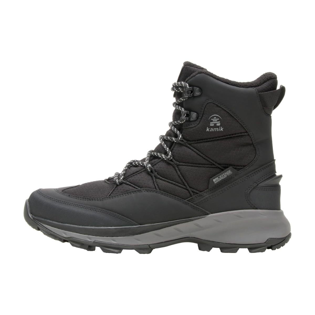Kamik Men's Trekice Hiking Boots, Black Blk, 7 UK