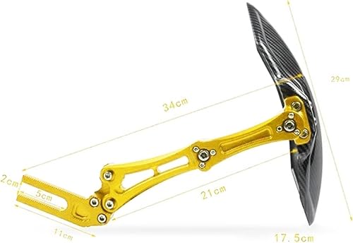 Miniatura 2 de Rong Store - Guardabarros universal para rueda trasera de motocicleta, guardabarros para Yama-ha TMAX 530 Suzuki GN125 Kawasa-ki Z900 (color : como