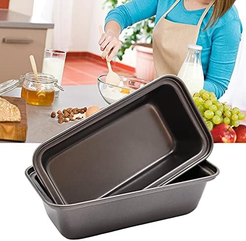 6 PCS Mini Nonstick Carbon Steel Baking Bread Pan,Mini Loaf Pans,Small Banana Bread Tins,6.2" x 3.2" - Thumbnail 4