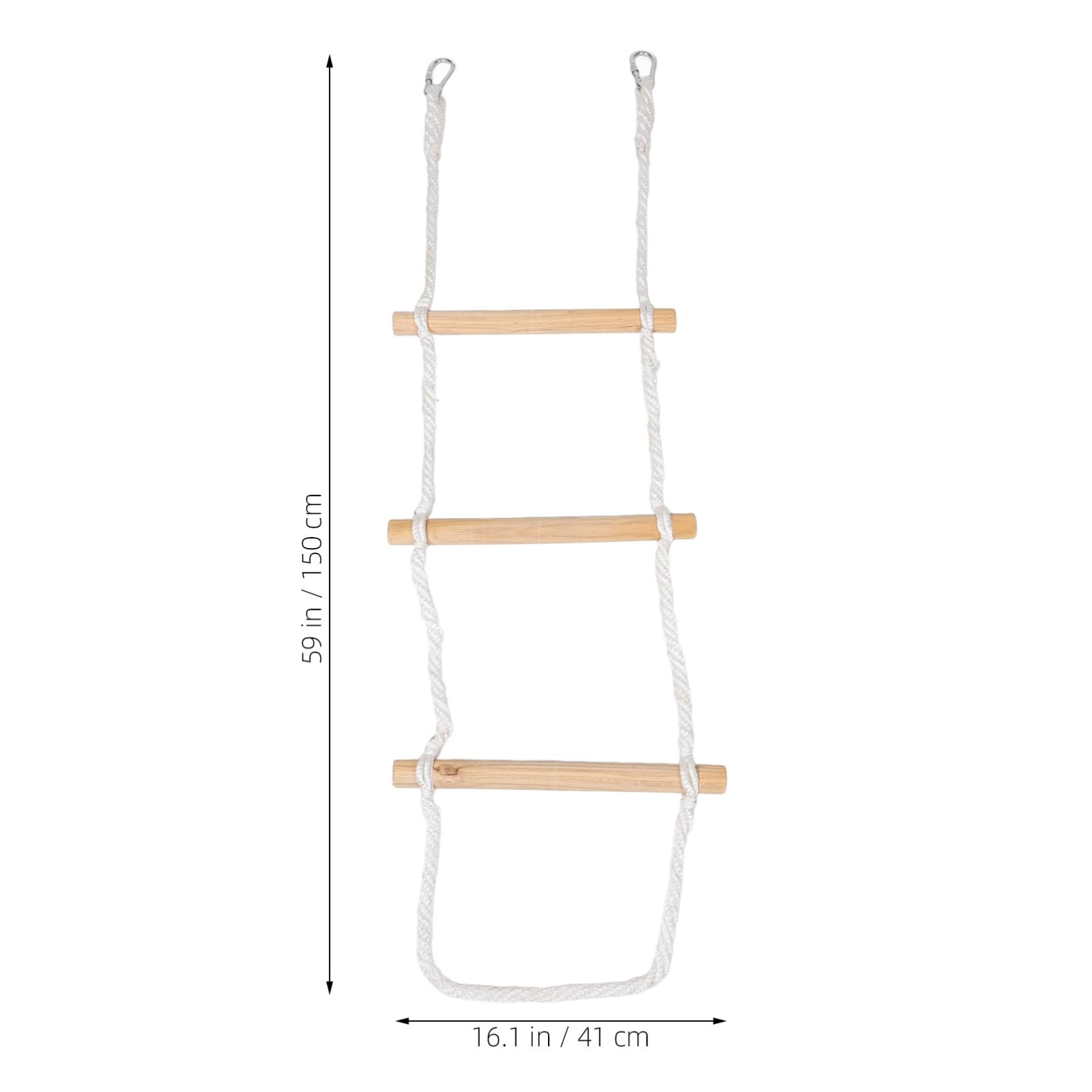 BUTIFULSIC Climbing Ladder for Boys and Girls Rope Ladder for Bunk Bed Multi-Purpose Use Lightweight Portable