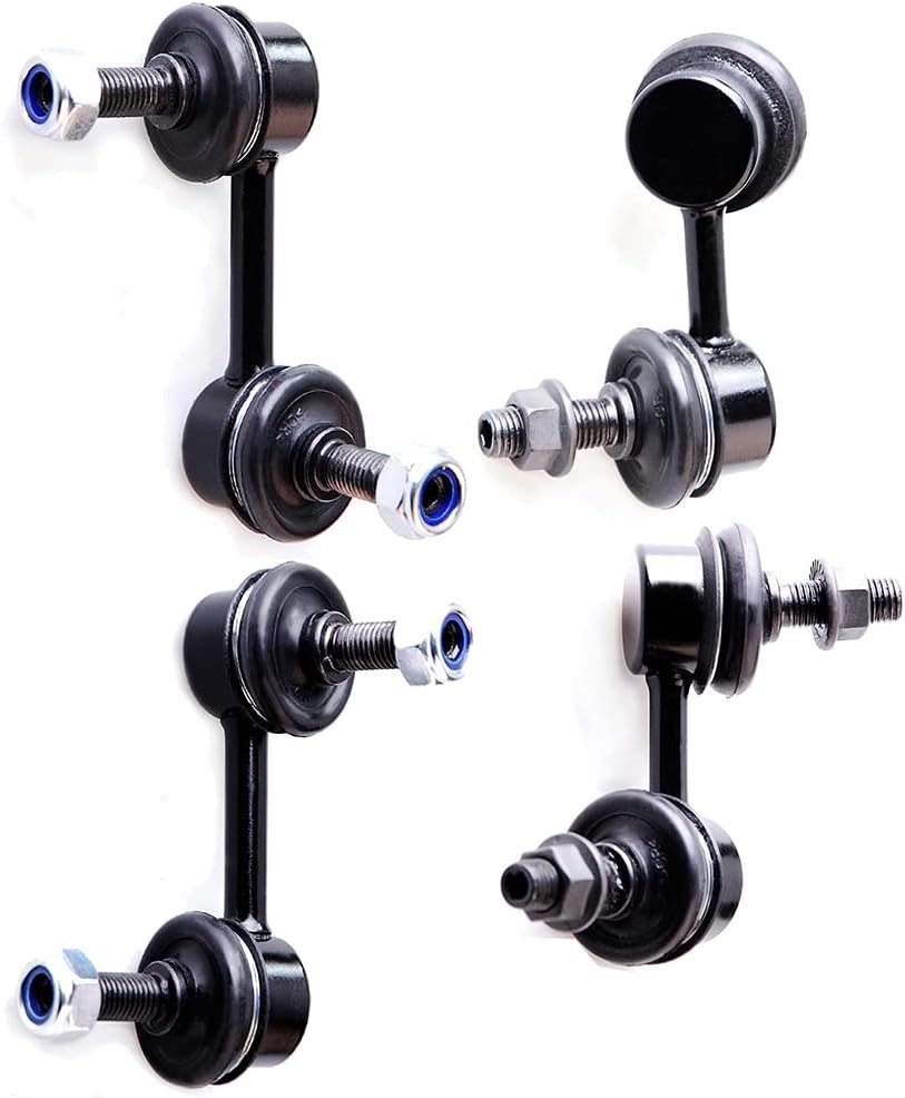 Struts Shock suspension kit for Honda Civic 1.7L 2001 2002 2003 2004 2005 for Honda Civic Front and Rear Complete Struts Assembly Stabilizer Bar Link Kit 8 Pcs, 171433 171434 171340L 171340R