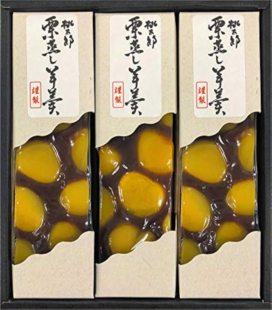 Amazon.co.jp: 桃太郎製菓 3本 栗蒸し羊羹 210g×3本 : 食品・飲料・お酒