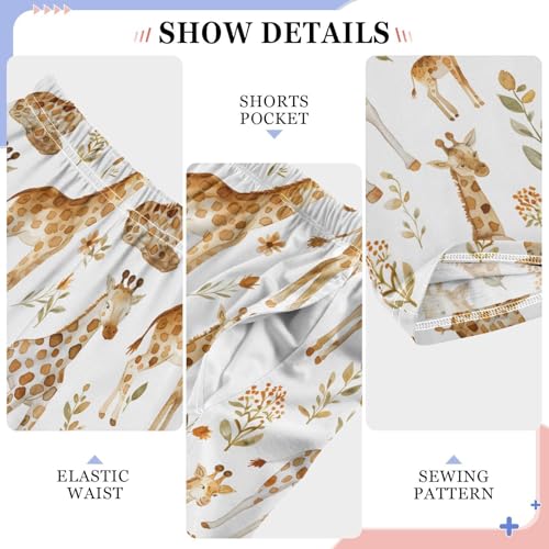 Animal 50 Pajamas Bottoms with Pockets Comfy Pjs Sleepwear Elastic Waistband Pajamas Pants Lounge Pants for 6-14 Years4