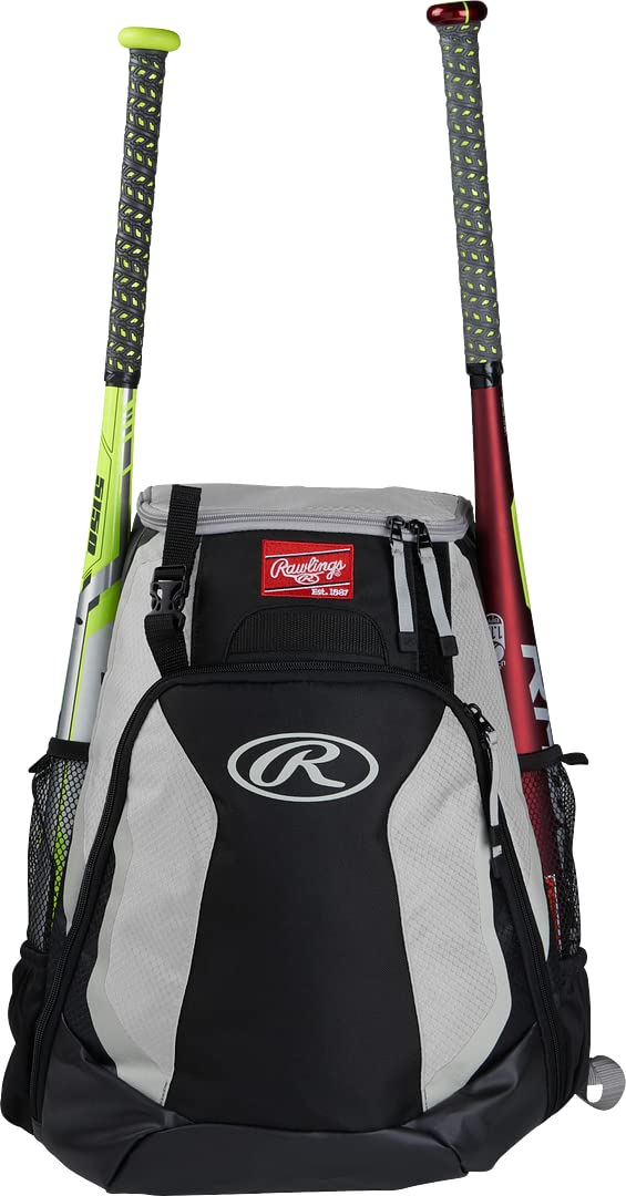 Rawlingsunisex-adult R500 Rawlings R500 Series Baseball/Softball Backpack, White