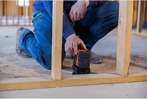 Miniatura 26 de Johnson Level & Tool 40-6680 - Punto láser autonivelante de 5 haz, rojo, 1 láser