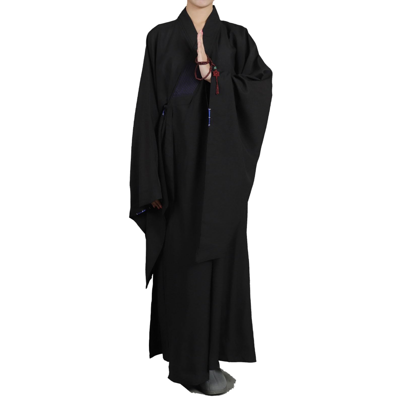 Robe Moine Bouddhiste en Coton et Lin aux finitions artisanales
