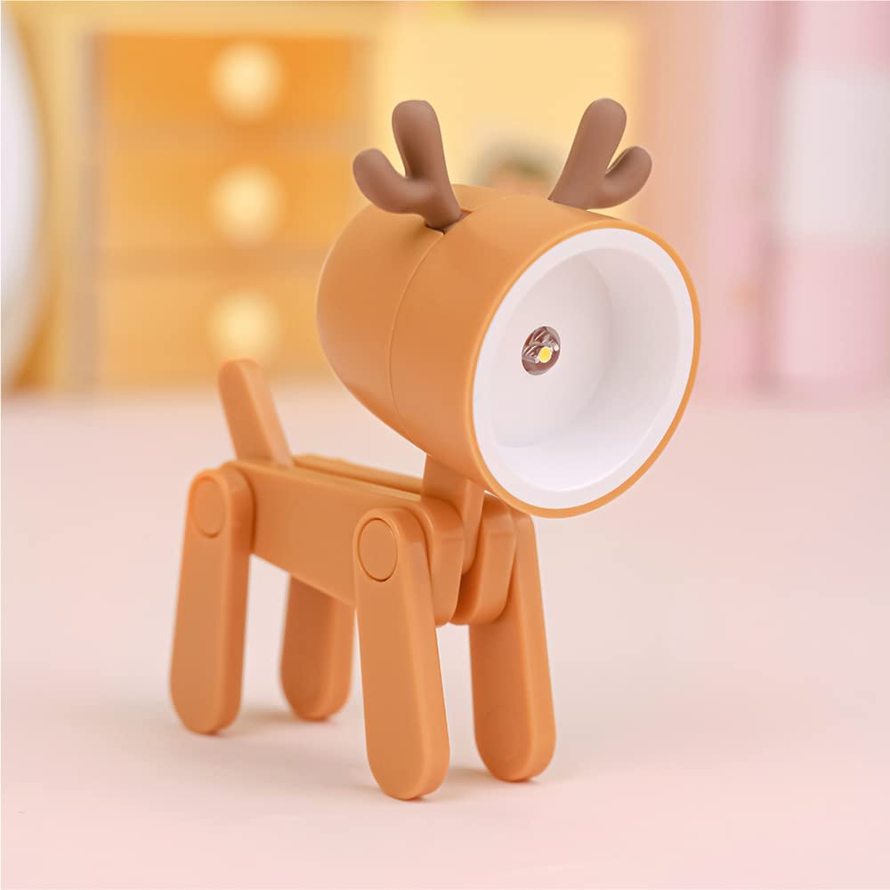 Mini Luz De Noche Para Perro, Lámpara De Escritorio LED Portátil