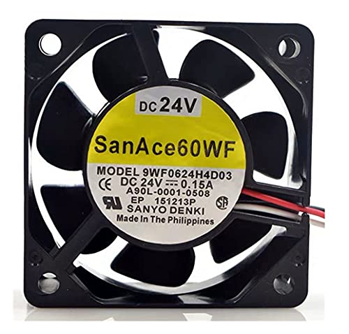 9WF0624H4D03 San Ace 60WF 24V 60mm Fan, 24V 0.15A 3-pin Cooling Fan
