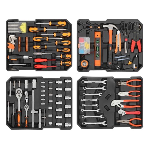 Kit de herramientas para reparación de autos 187 piezas miniatura 6