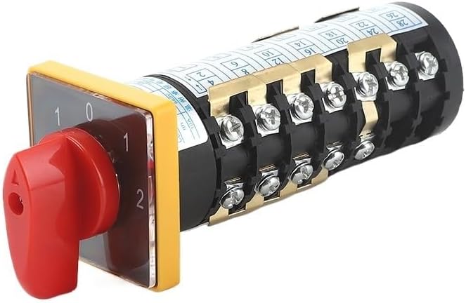 HZ5B-10/T721.7 10A 5 Positions 7 Poles 28 Screws Rotary Cam Changeover Reversing Combination Switch