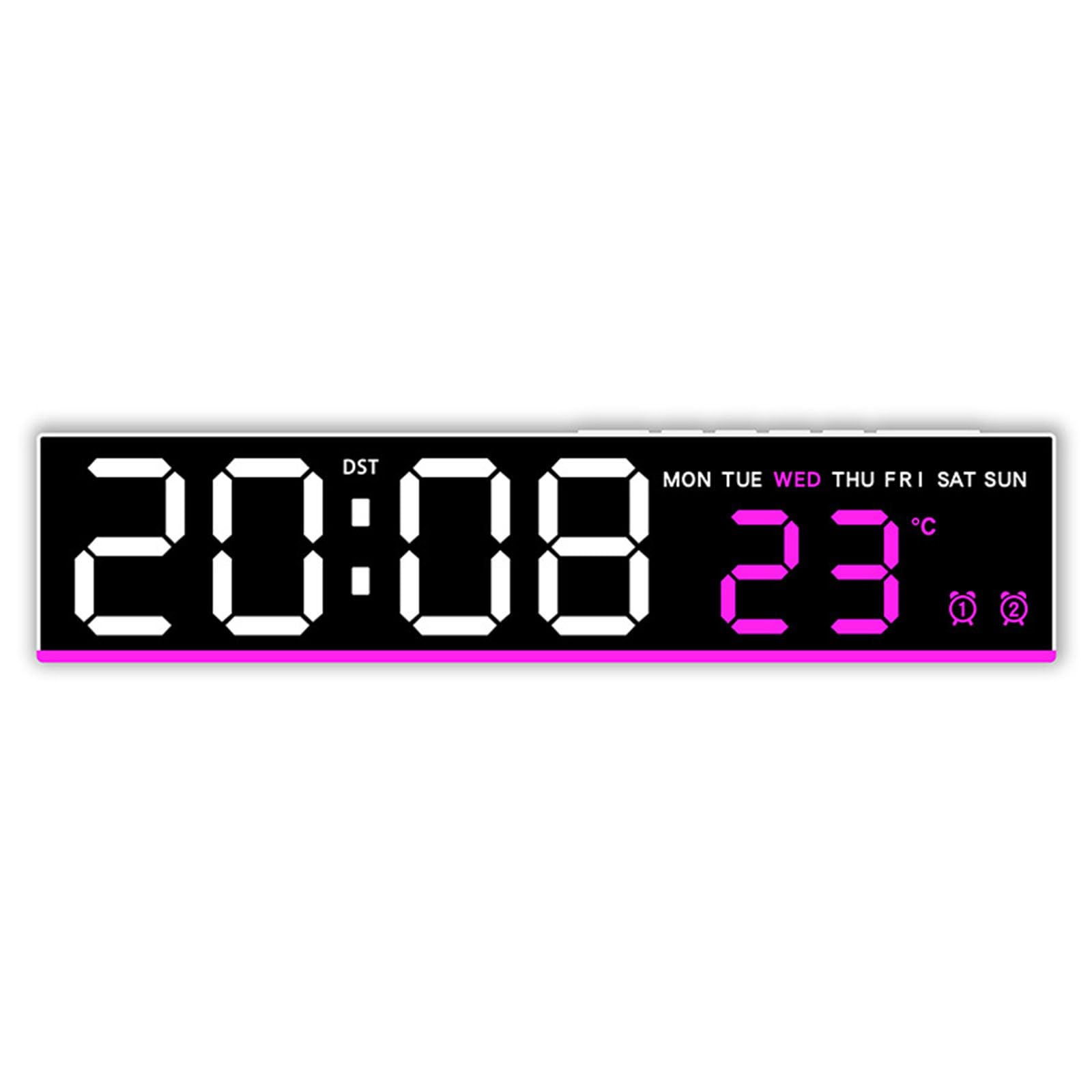 Hsyzygian Multifunctional Digital Alarm Clock Featuring Touch Control and Soft LED Nightlight Alarm Clock Bedlight