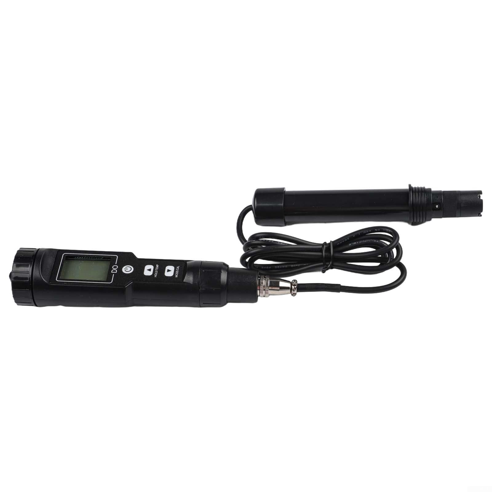 Oxímetro digital DO-Meter 0,0-30,0 mg/L con función ATC, pantalla iluminada para acuicultura, piscina, tratamiento de aguas residuales y laboratorio