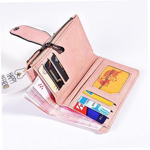 Small Wallet Women Stylish Short Storage for Lady Many Slots Zipper Closure3