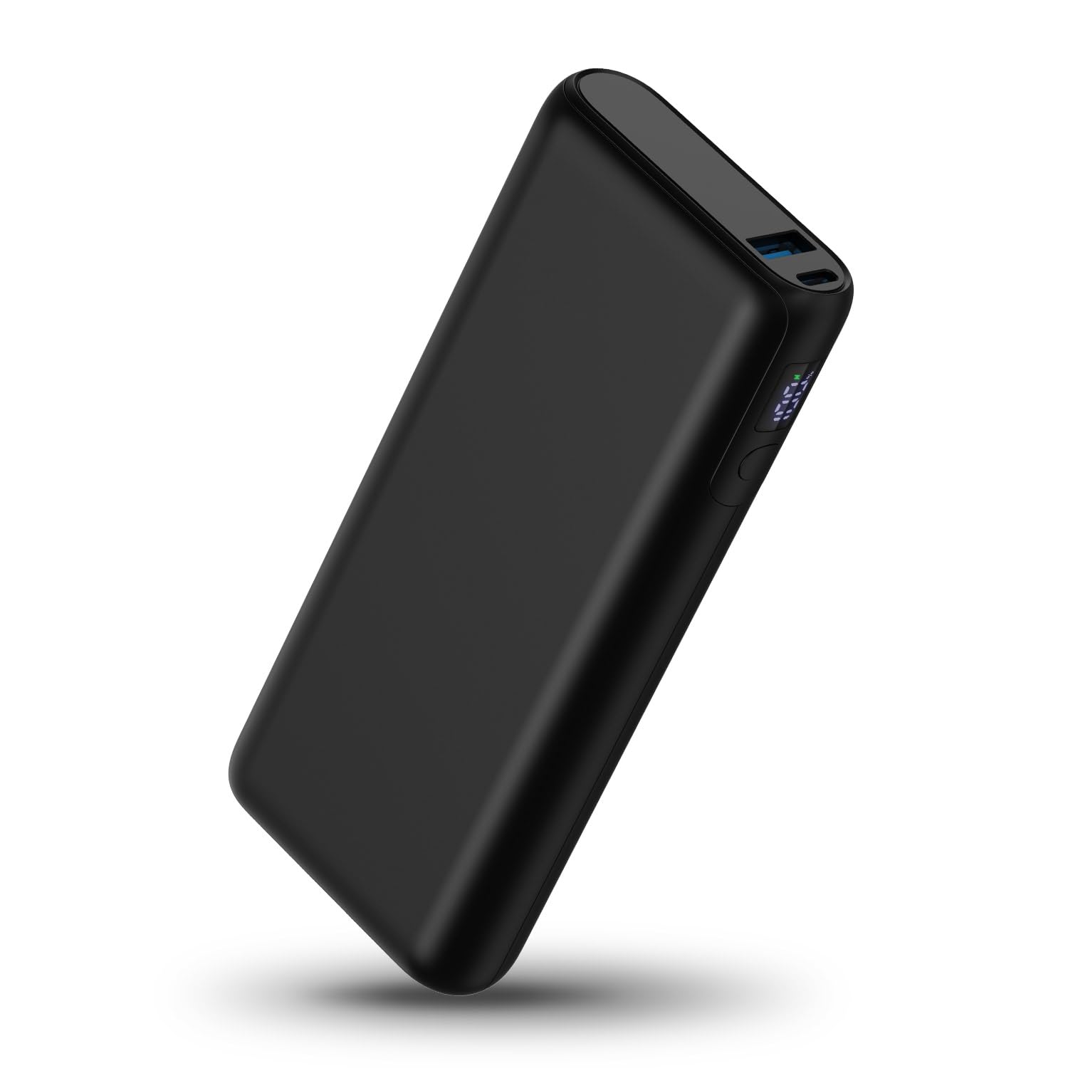 オウルテック モバイルバッテリー 20000mAh 大容量 PD60W 急速充電 PSE適合 安全設計 USB-C USB-A 3台同時充電 残量表示 パススルー充電 低電流モード ブラック OEC-LPB20017-BK