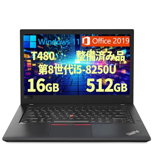 Amazon.co.jp: 【整備済み品】ノートパソコン Lenovo T480/14.0