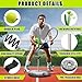 FENNIDICE Tennis Trainer Rebound Ball Tennis Training Equipment Solo Tennis Practice Rebounder Strengthen Overall Muscle Memory Correct